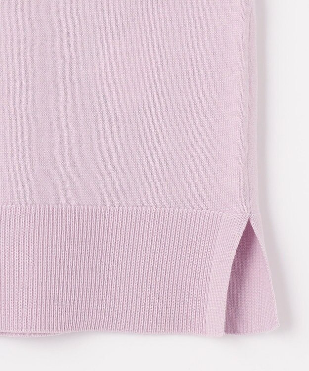 組曲 S ルーズフィットタートル ニット ライラック系