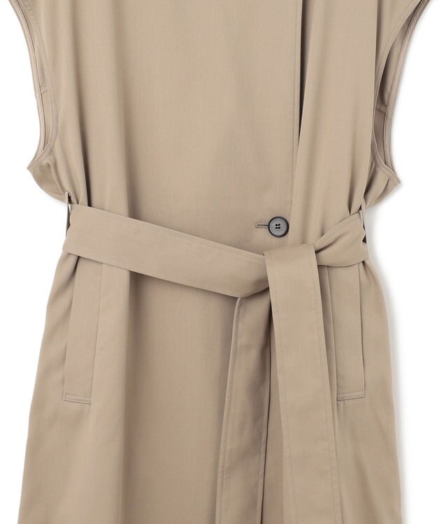 UNFILO スリーブレスコート ベージュ