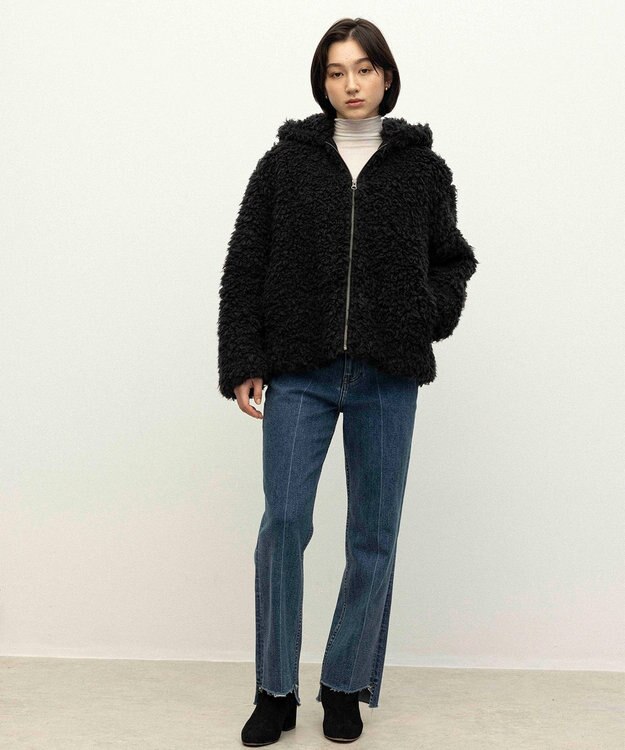 NAVE 【ReNAVE】プードルボア ジャケット ブラック系