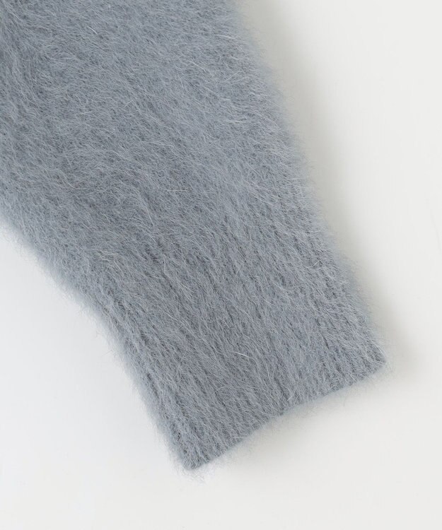 自由区 L 【SHIHOさん着用】ヘアリーフォックス カーディガン ブルー