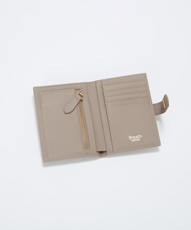 TOPKAPI 【Breath TOPKAPI】SCOTCH GRAIN スコッチグレイン 二つ折り 財布 グレージュ