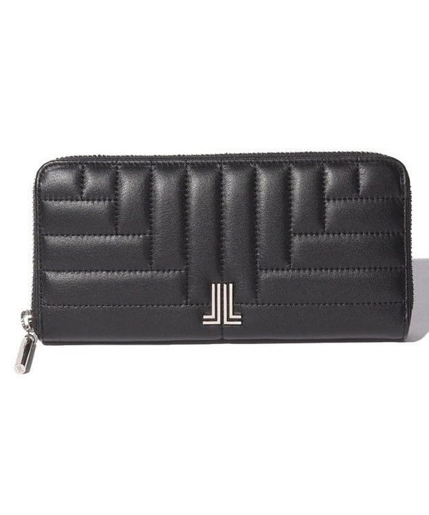 LANVIN en Bleu ベルシー ラウンドファスナー長財布 ブラック