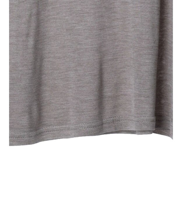 Green Parks ■Ｆｉｒｓｔ　Ｌｏｖｅ　シアーハイネックプルオーバー Gray Mixture