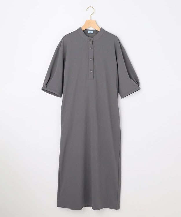 組曲 【先行予約・WEB限定】ジョーゼットジャージーIライン ワンピース グレー系