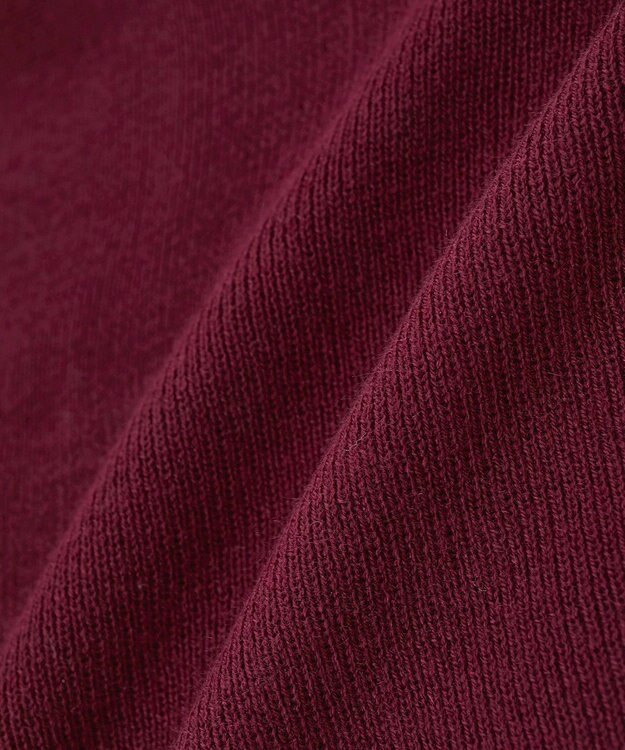 earth music&ecology ドレープニットプルオーバー Bordeaux