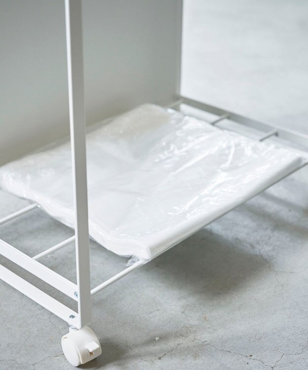 tower 目隠し分別ダストワゴン トスカ 3分別  ホワイト ホワイト