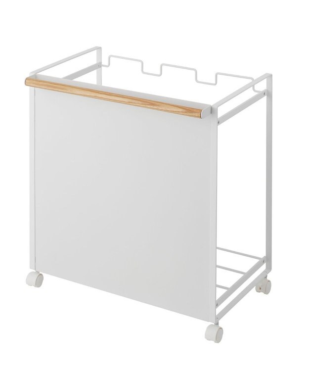 tower 目隠し分別ダストワゴン トスカ 3分別  ホワイト ホワイト