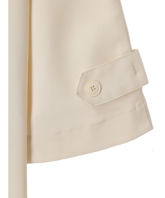 Green Parks 撥水加工　ケア楽着流しコート Ecru