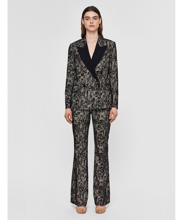 JOSEPH パッチワークレース　ダブルブレステッドジャケット Comet Combo