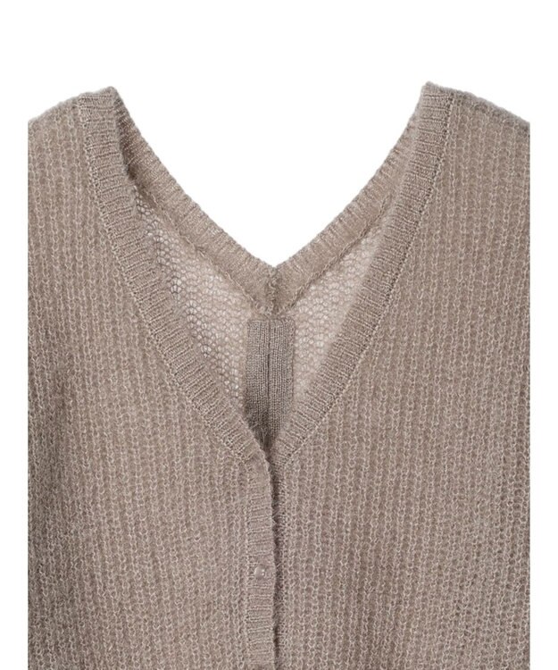 earth music&ecology ねこ毛ライク２ｗａｙボレロ Mocha