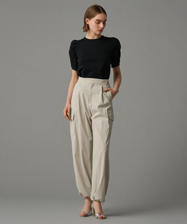 uncrave 【撥水・接触冷感・UVカット・洗濯機洗い可】マルチファンクションナイロン カーゴパンツ（uncrave STANDARD） ライトベージュ