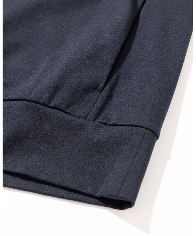 JOSEPH ABBOUD MOUNTAIN 【CREA掲載・接触冷感性/速乾性/放湿性/男女兼用】ICE PACKリバー天竺パーカー ネイビー系