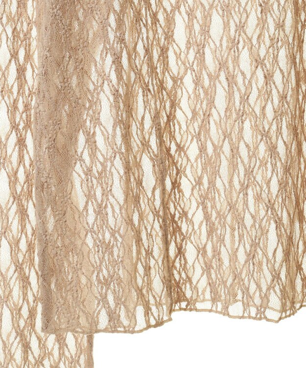 Green Parks パネルラインレースカットプルオーバー Light Beige