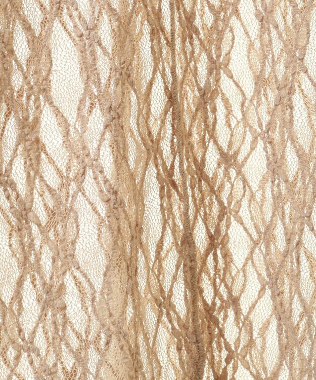 Green Parks パネルラインレースカットプルオーバー Light Beige