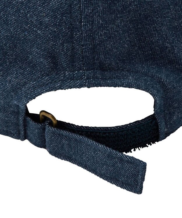 MIKI HOUSE HOT BISCUITS 【44-52cm】 くまのお顔 デニムキャップ インディゴブルー