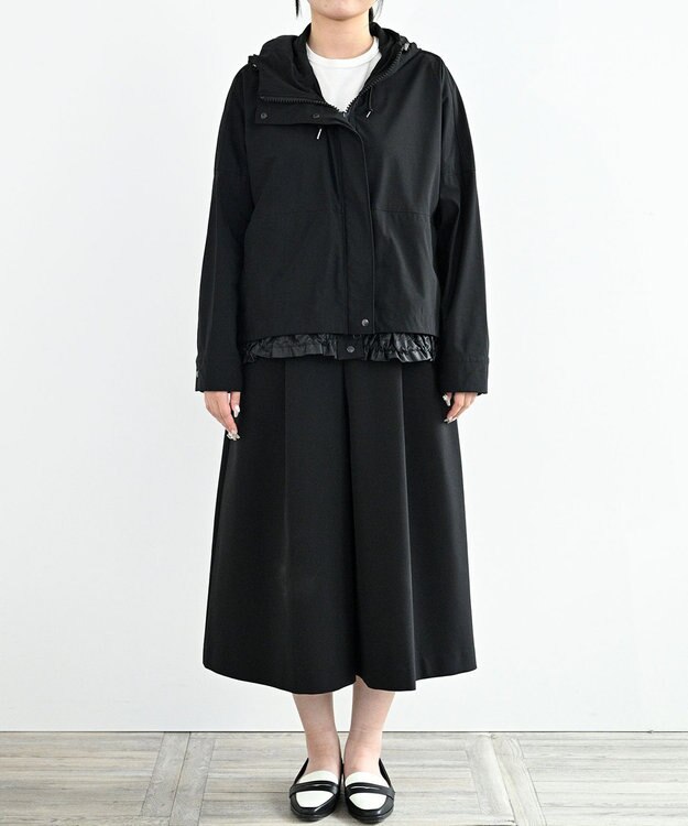 FORFORMO Pacable Aline Blouson パッカブルAラインブルゾン ブラック