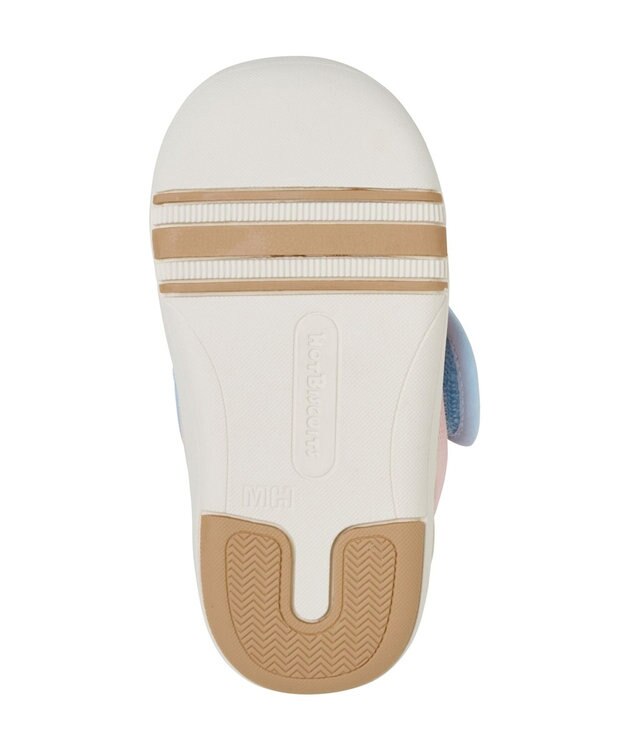 MIKI HOUSE HOT BISCUITS 【14-15cm】 セカンドベビーシューズ 白×ブルー