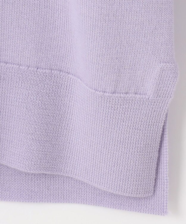 J.PRESS LADIES CLEAR LIGHT WOOL Vネック ニット ふじ色系