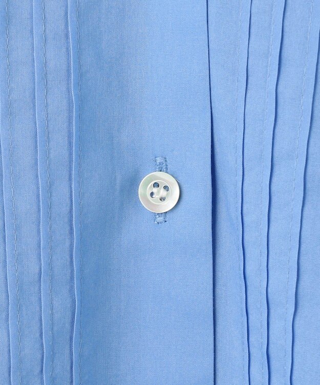 組曲 レースコンビセーラーカラー ブラウス サックスブルー系