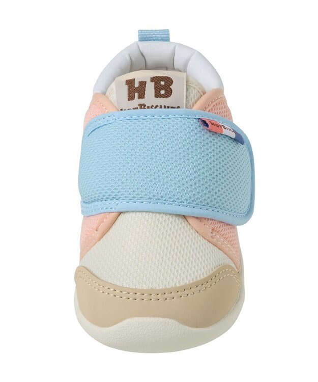 MIKI HOUSE HOT BISCUITS 【14-15cm】 セカンドベビーシューズ 白×ブルー