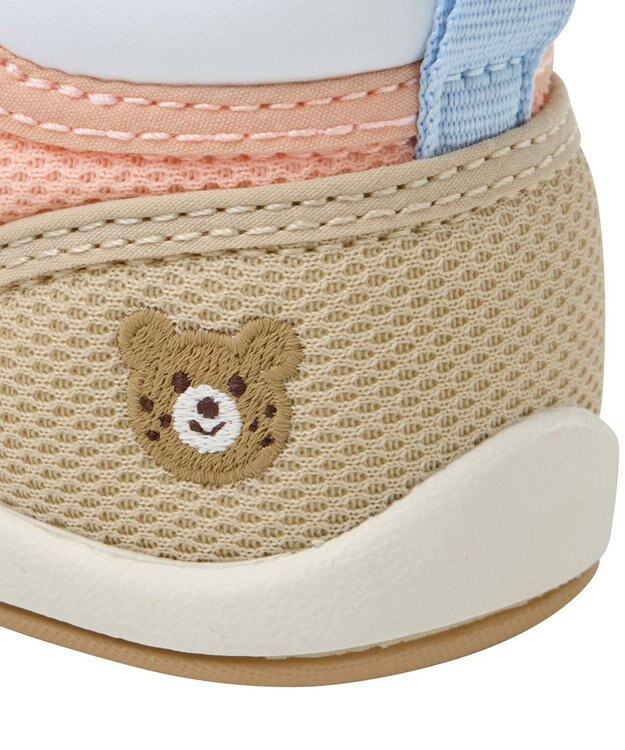 MIKI HOUSE HOT BISCUITS 【14-15cm】 セカンドベビーシューズ 白×ブルー