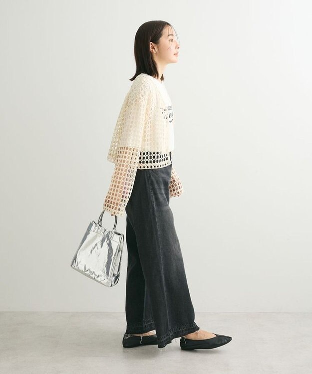 Green Parks ・ＳＵＧＡＲ　ＳＰＯＯＮ　２ｗａｙフラワーメッシュカーデ Ivory