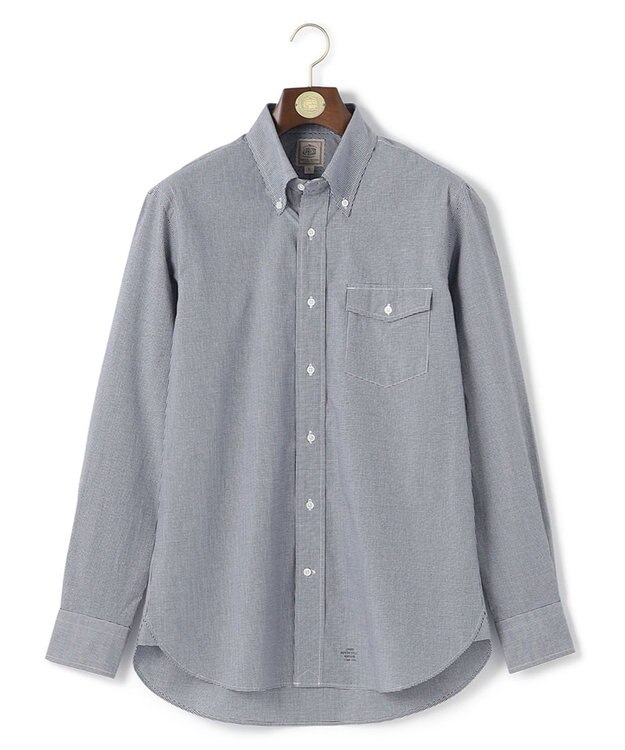J.PRESS MEN 【WEB・一部店舗限定】ミニギンガムチェックシャツ/B.D. ネイビー系3