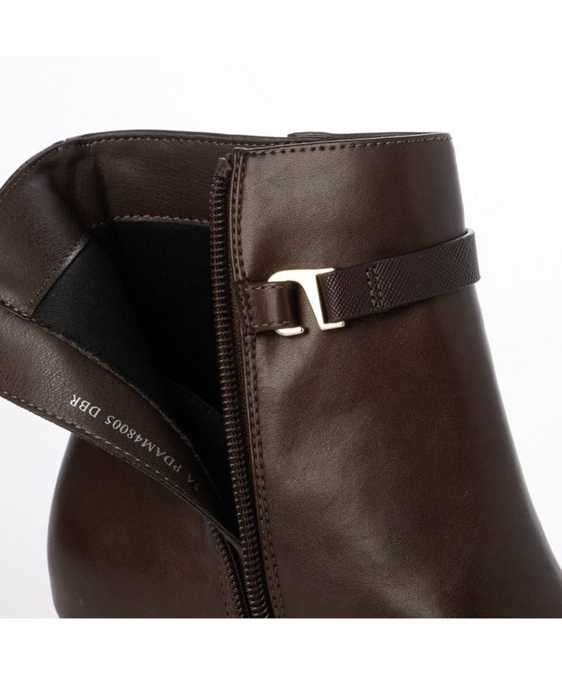 ing <Pitti>ノットリボン2WAYショートブーツ ダークブラウン