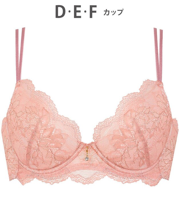 Wing Wing Lesiage 【1000シリーズ】 3/4カップブラ PB1000 ウイング／ワコール ピーチ