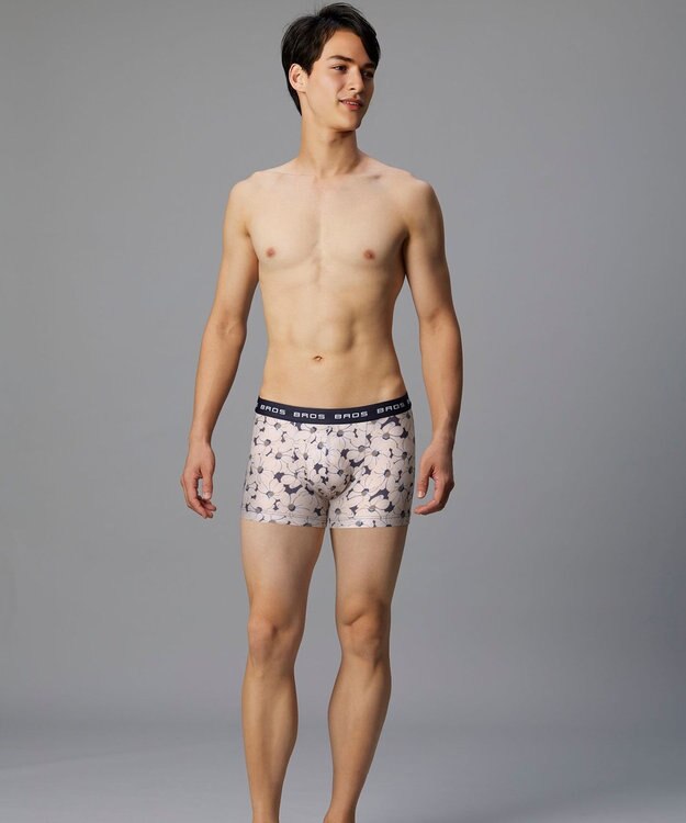 WACOAL MEN ボクサーパンツ 立体フロントで、快適キープ フロント快適設計 肌あたり軽減設計 前閉じ GT3220 /ブロス バイ ワコールメン クリーム