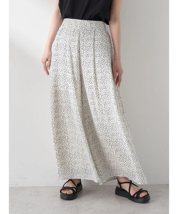 earth music&ecology 選べる丈スカーチョ Flower