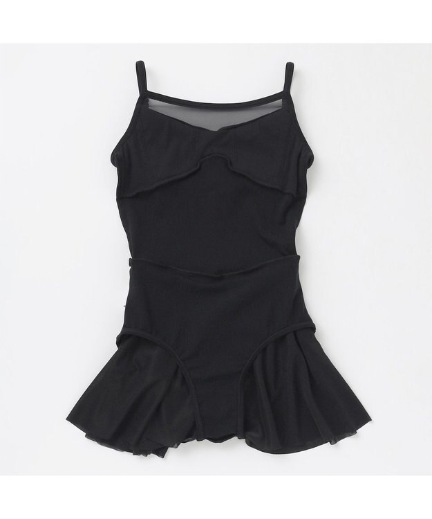 Chacott スカート付レオタード ブラック