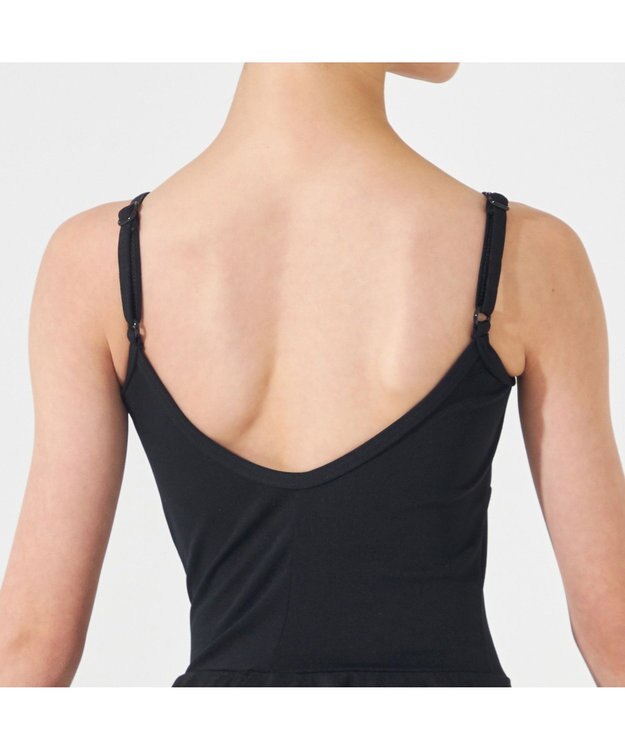 Chacott スカート付レオタード ブラック