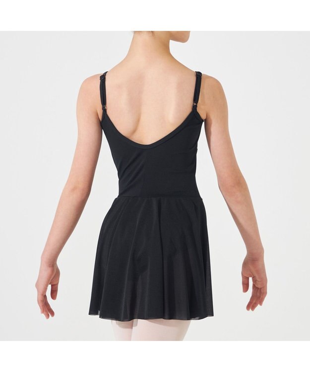 Chacott スカート付レオタード ブラック