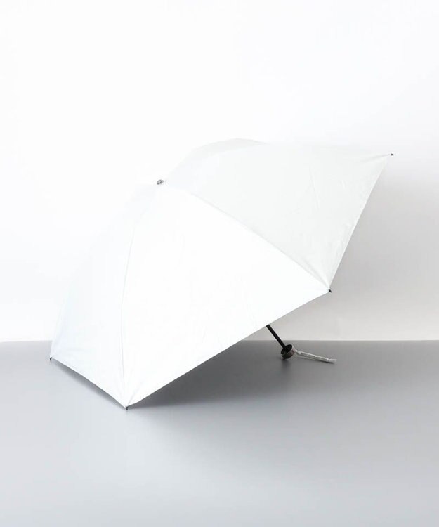 AURORA 【 BLAO（ブラオ）】サマーシールド 軽量カラバリ無地晴雨兼用傘(折りたたみ傘) ホワイト