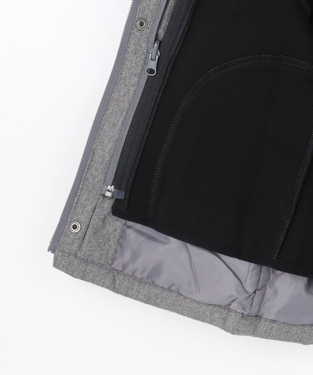 J.PRESS KIDS 【110-130cm】ライナー付き 3WAYコート グレー系