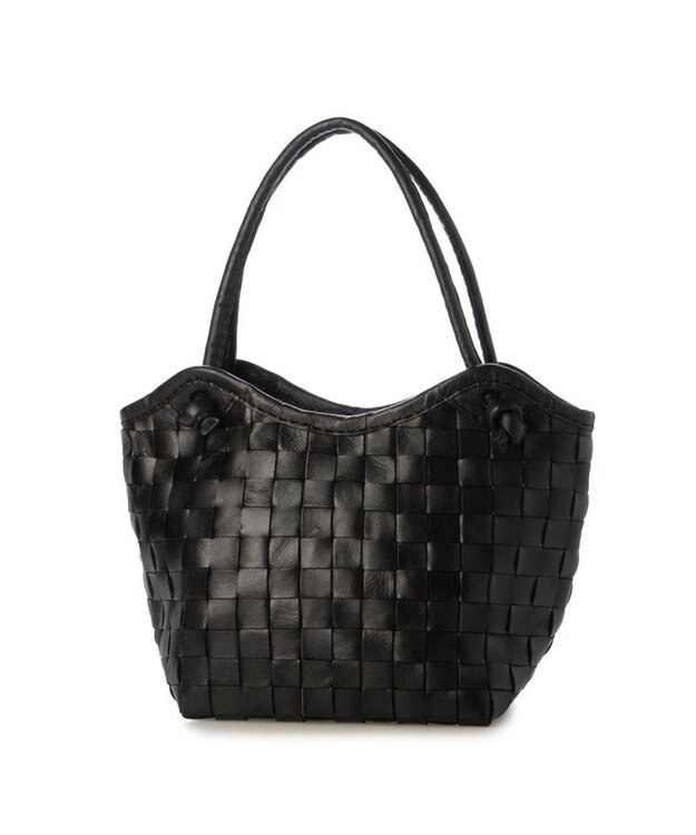 UNBILLION ピークスピーク PEAKS PEAK / 牛革レザーメッシュトートS ブラック