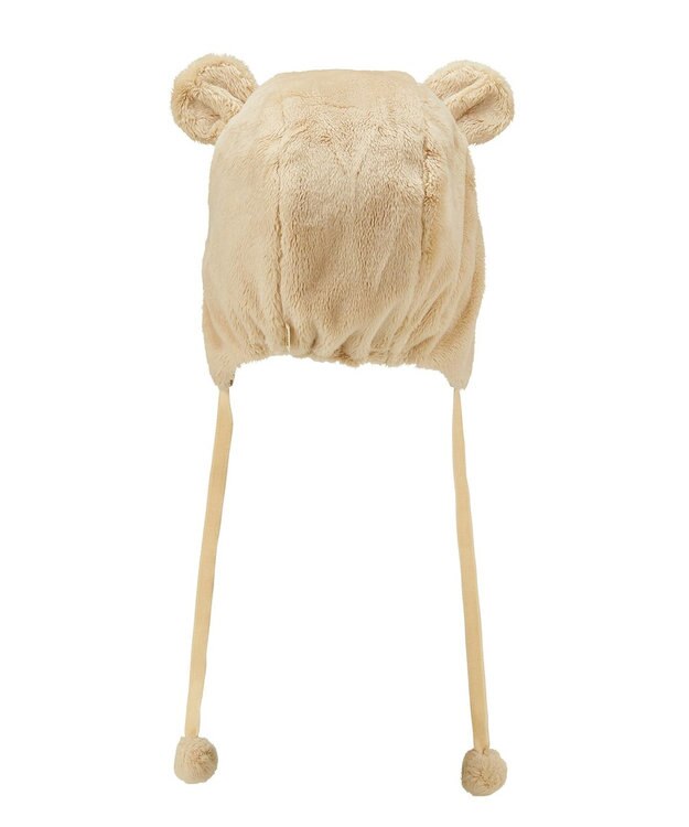 MIKI HOUSE HOT BISCUITS 【ミキハウス】【44-50cm】 マイクロファー フード ベージュ