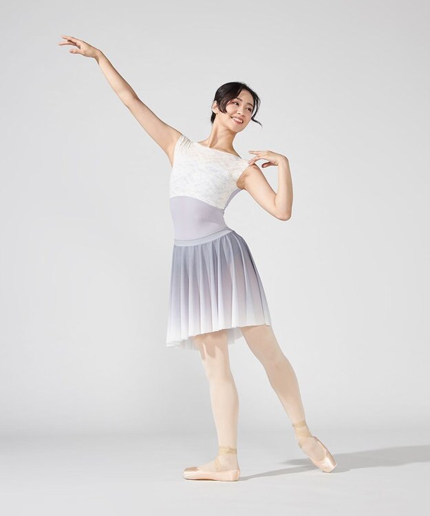 Chacott ノースリーブレオタード グレー