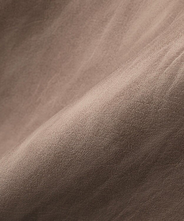 CRAFT STANDARD BOUTIQUE フェイクレザー衿ボアブルゾン Beige