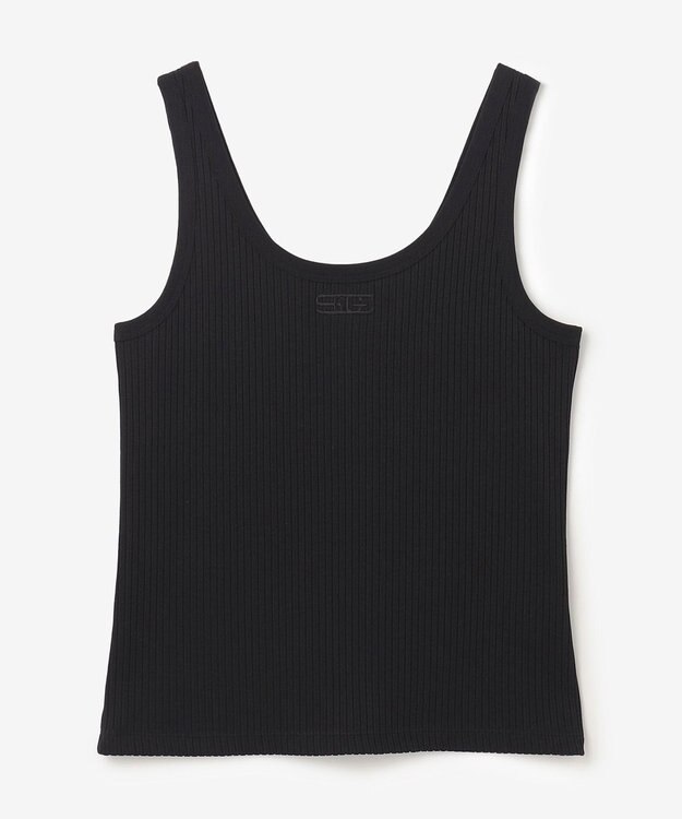 GRACE CONTINENTAL リブタンクトップ ブラック