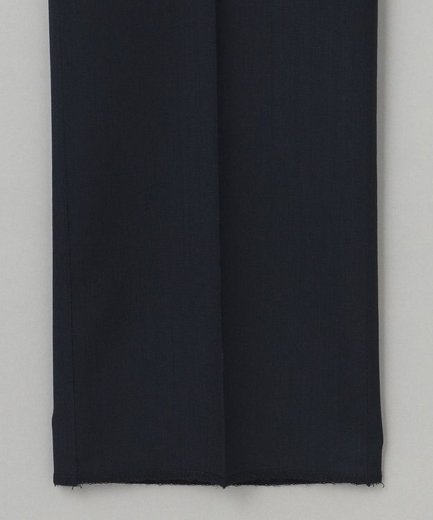 GOTAIRIKU ロングセラー【洗える/折り目加工/シワになりにくい/ウエストアジャスター】ウォッシャブル サマーウール100％パンツ_定番色(ノータック)23/24年モデル ネイビー系