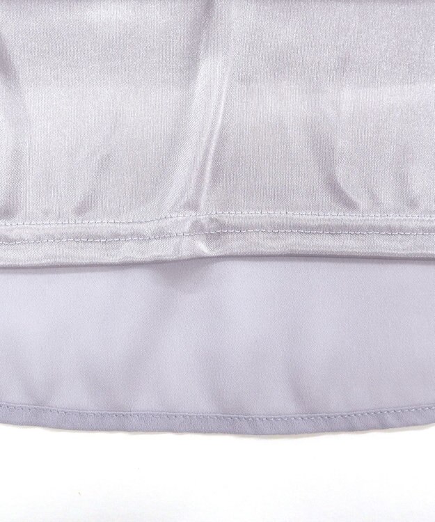 Tiaclasse 【洗える】ピンタックレースブラウス グレー