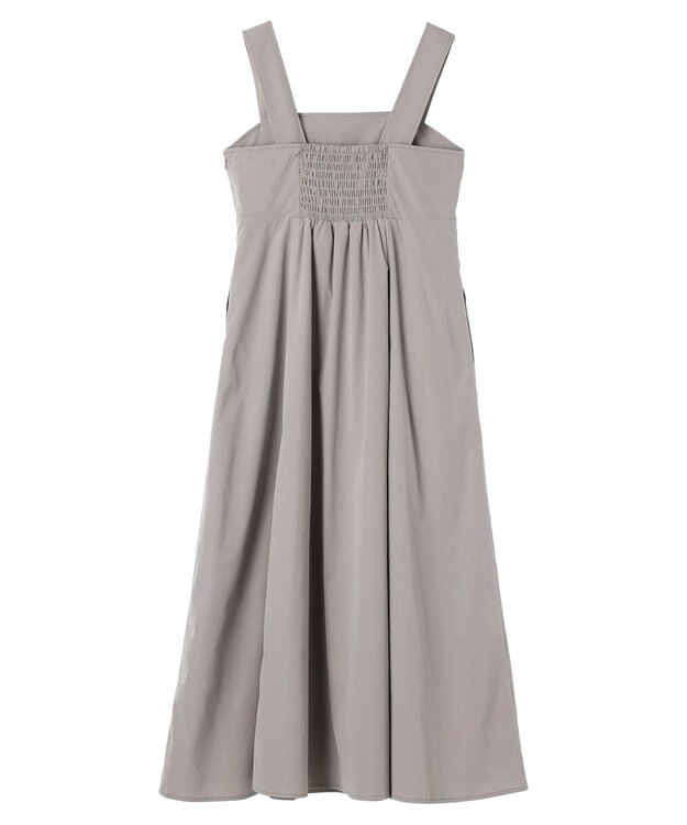 earth music&ecology ステッチジャンドレ Gray Beige