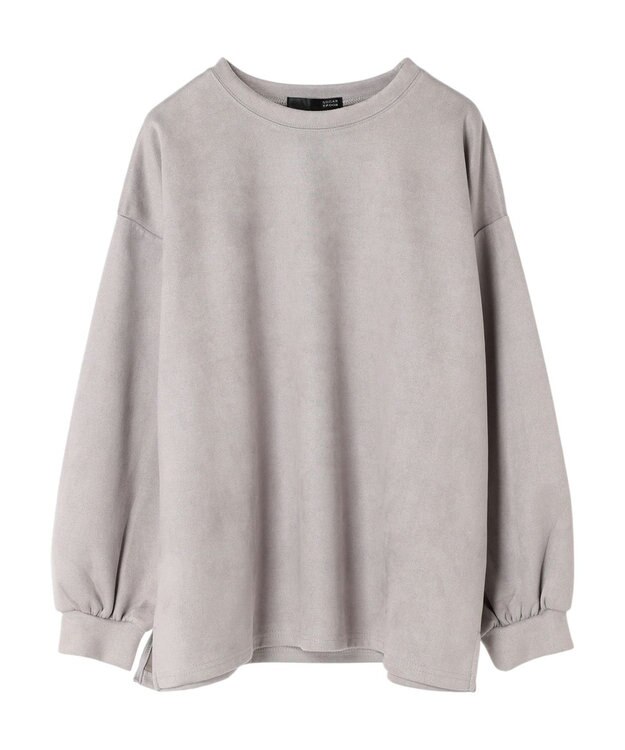 Green Parks ・ＳＵＧＡＲ　ＳＰＯＯＮスウェードポンチプルオーバー Gray