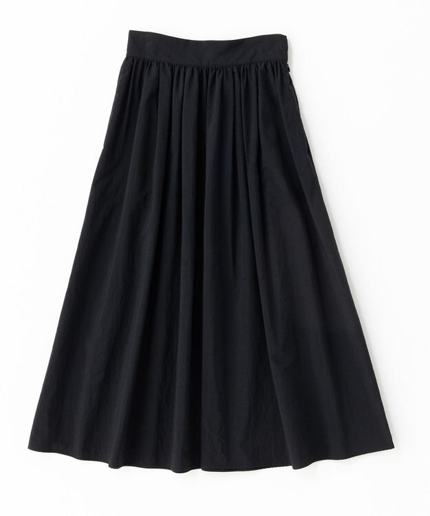 uncrave 【撥水・UVカット・接触冷感】プルーフナイロン フレアスカート ブラック