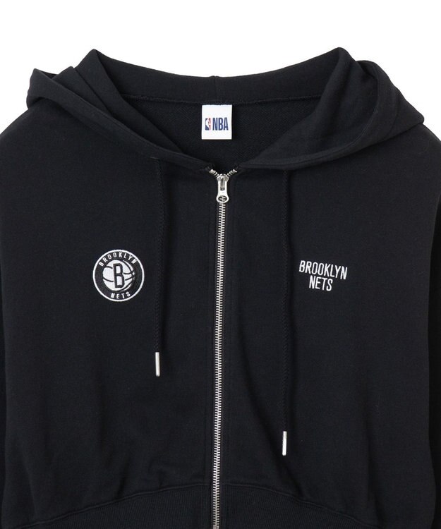 WEGO 別注NBAショートWZIPパーカー ブラック