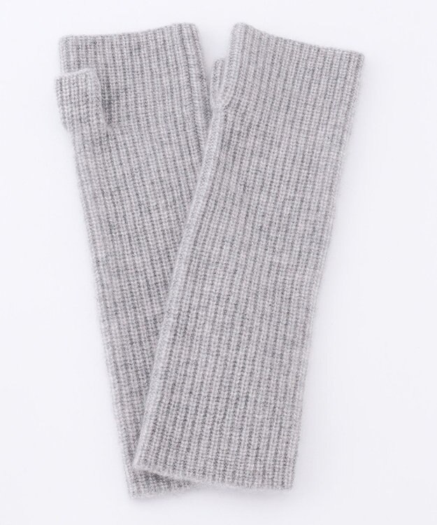 23区 ピュアカシミヤ アーム ウォーマー ライトグレー系