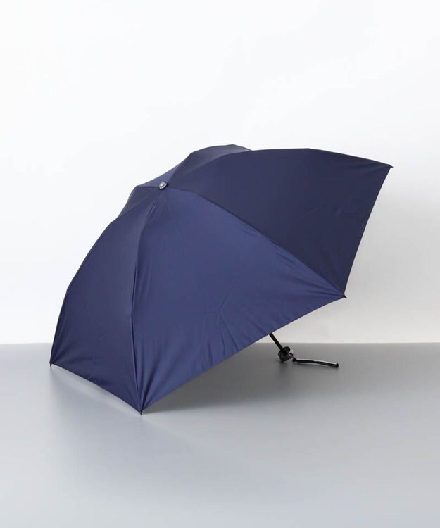 AURORA 【 BLAO（ブラオ）】サマーシールド 軽量カラバリ無地晴雨兼用傘(折りたたみ傘) ネイビー