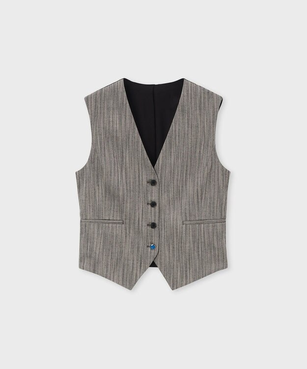 Paul Smith ドレープヘリンボーン ベスト グレー